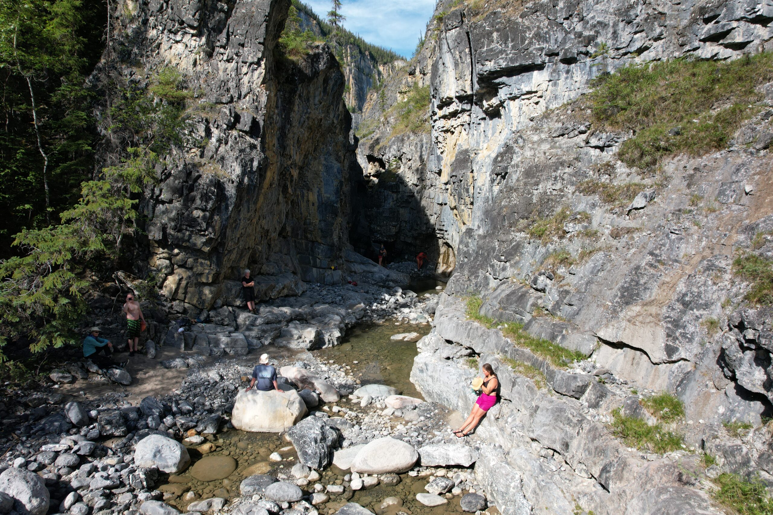Hiking on the Nahanni River