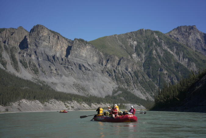 Rafting on the Nahanni River