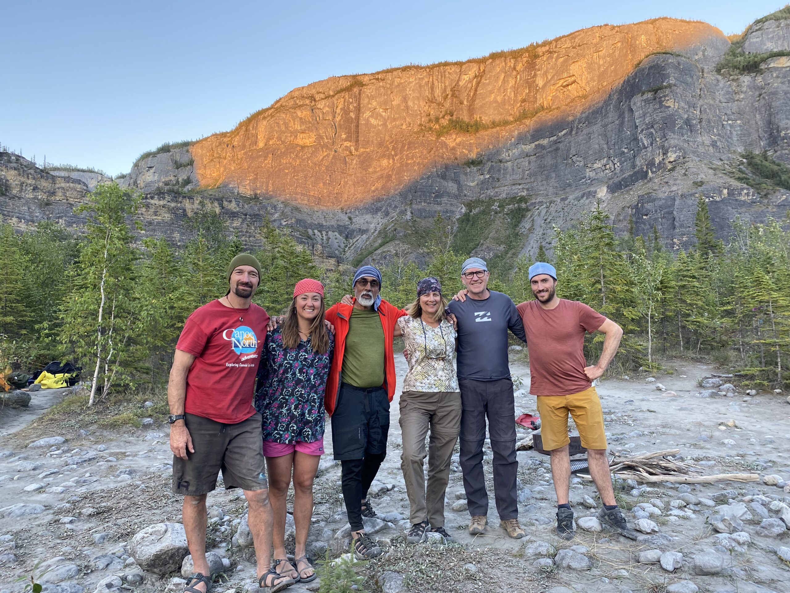 Group Shot on the Nahanni River