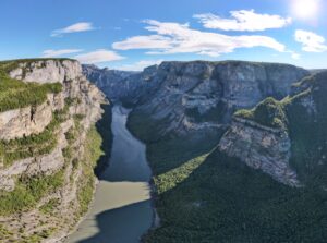 A Canyon on the Nahanni River in Canada's Northwest Territories